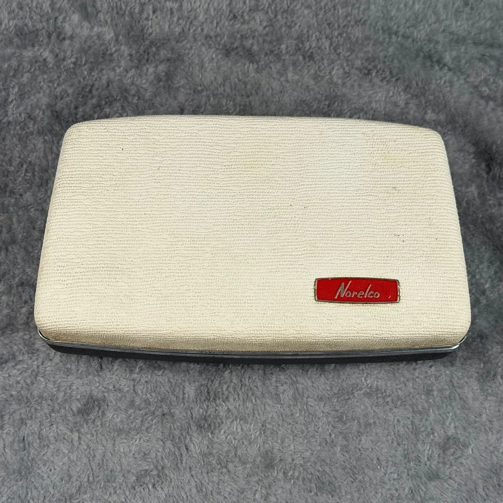 Vintage Norelco Speedshaver SC 7860 Floating Heads Electric Razor Case‎ No Cord